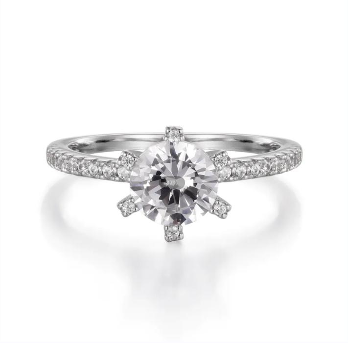 Moissanite Engagement Rings: The Glamor of Gold Plating – IceZeusShop